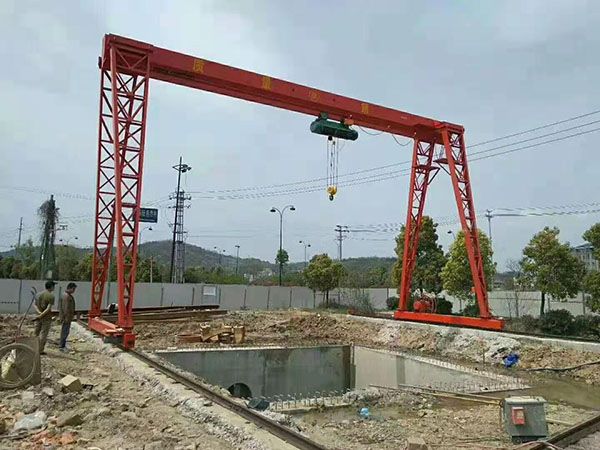 Single beam hook gantry crane China Best Manufacturers