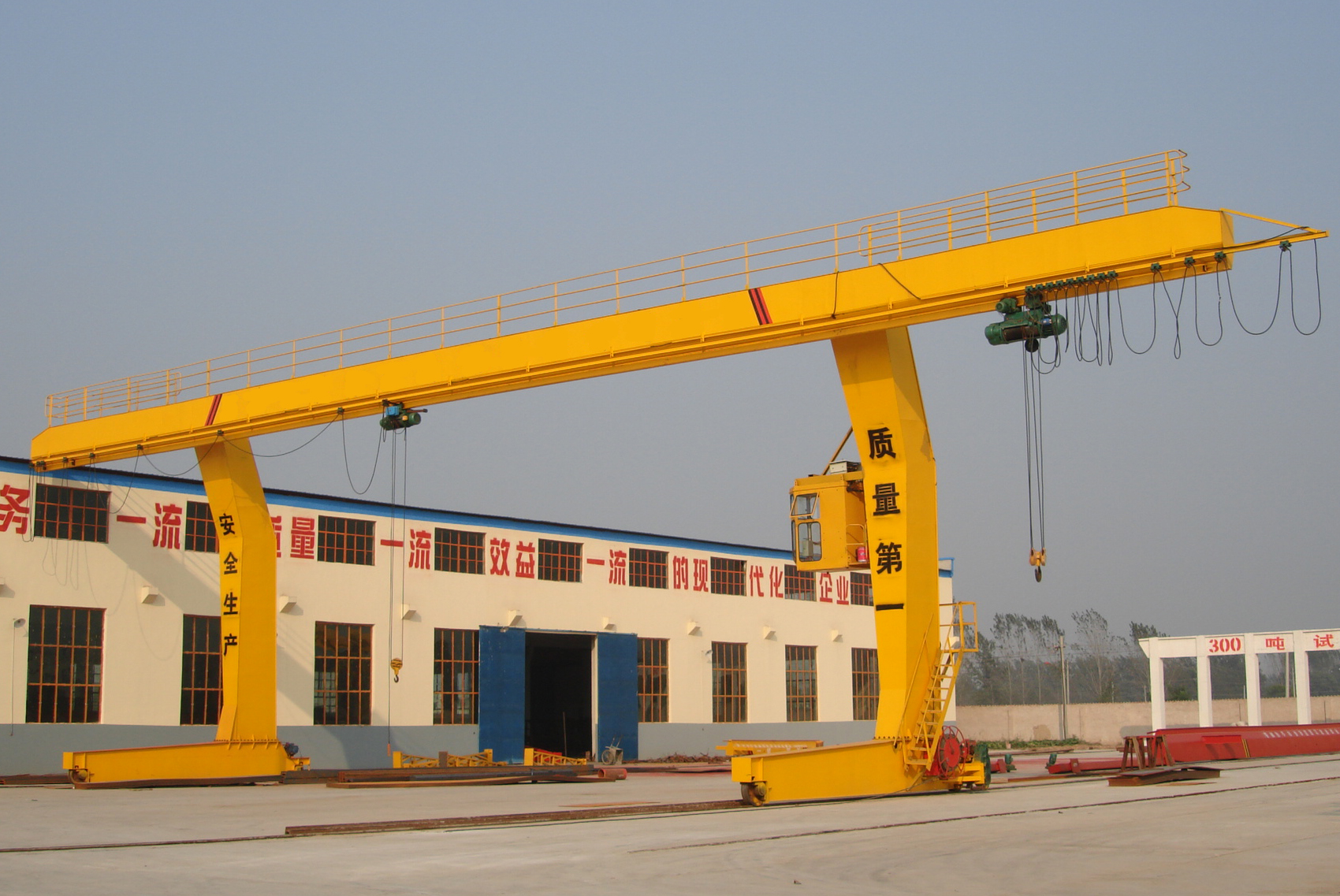 MH type electric hoist single beam gantry crane (truss type) China Best Company