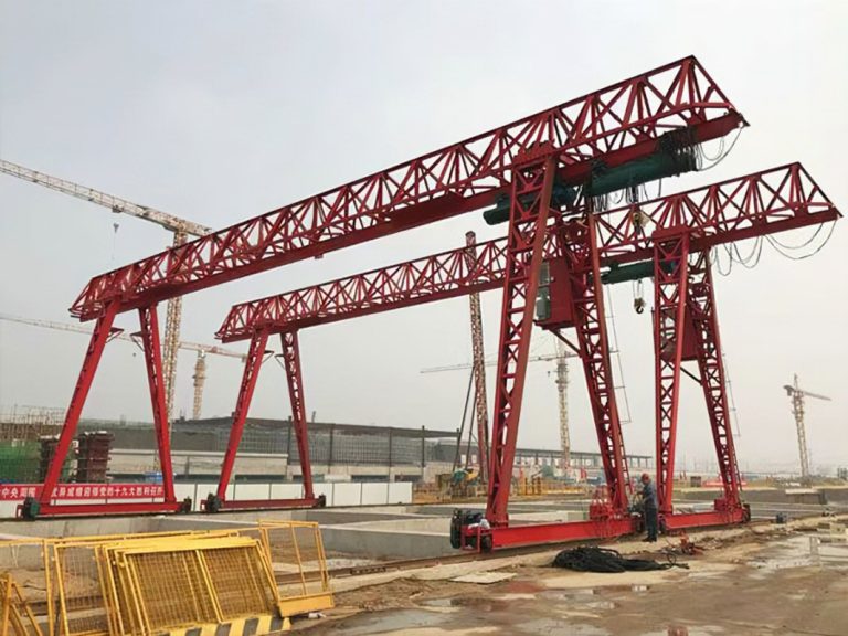 BMH fa'ae'e eletise semi-gantry crane Saina Best Factory